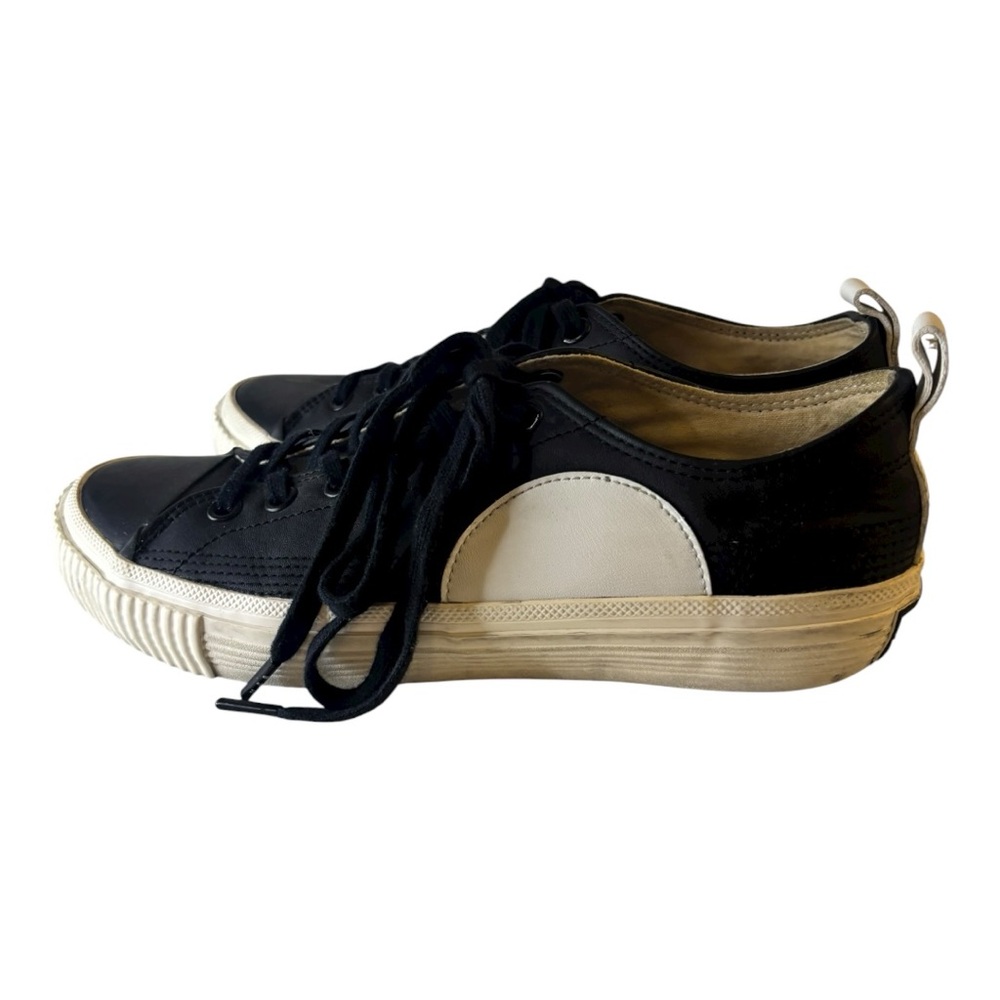 McQ Alexander McQueen Unisex Streetwear edgy Swallow Plimsoll Lace-Up Sneakers